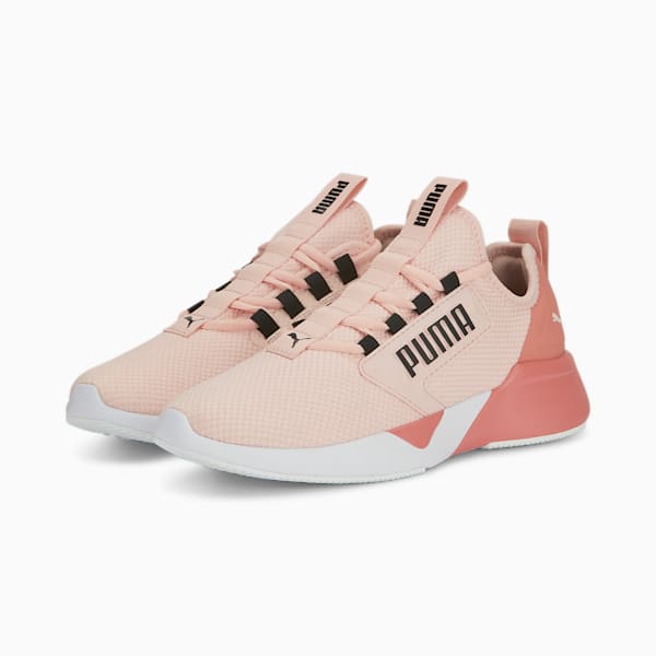ウィメンズ リタリエイト メッシュ ランニングシューズ, Rose Dust-Hibiscus Flower-PUMA Black