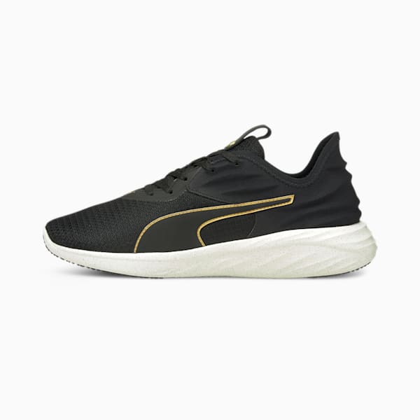 Better Foam Emerge 3D Women's Running Sneakers, Puma Black-Puma Team Gold, extralarge