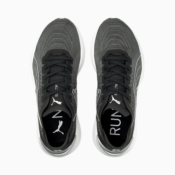 Electrify Nitro Sneakers JR, Puma White-Metallic Silver-Puma Black
