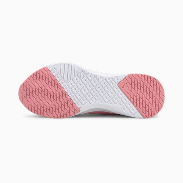Flyer Flex Youth Trainers, Puma White-Puma Black-Peony, extralarge-GBR