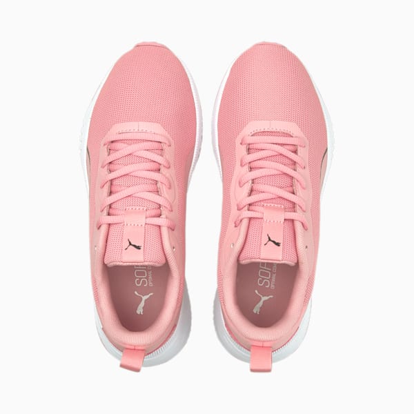 Flyer Flex Youth Trainers, Puma White-Puma Black-Peony, extralarge-GBR