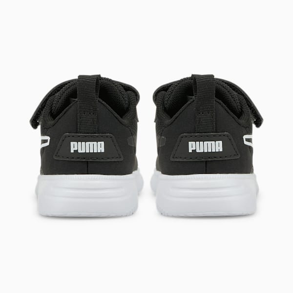 Flyer Flex AC Babies' Trainers, Puma White-Puma Black, extralarge-GBR