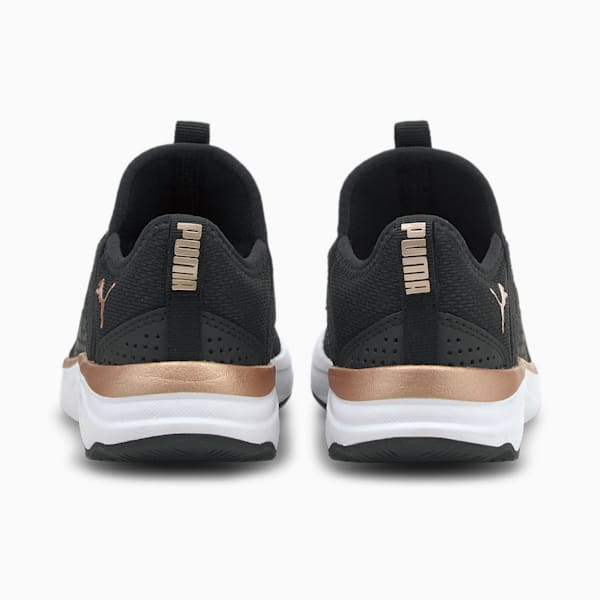 Soft Sophia Kid's Slip-On Kid's Sneakers, Puma Black-Rose Gold-Puma White, extralarge-IND