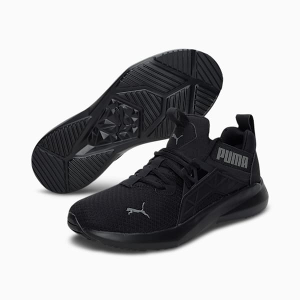 Softride Enzo Nxt Youth Running Shoes, Puma Black-CASTLEROCK, extralarge-IND