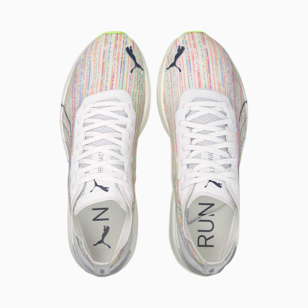 リベレイト ニトロ スペクトラ ランニングシューズ, Puma White-Green Glare, extralarge-JPN