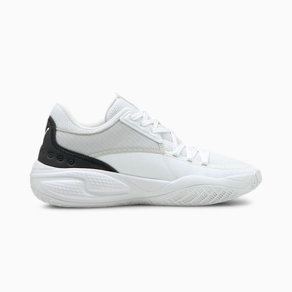 Court Rider I Basketball Shoes, Puma White-Puma Black, extralarge
