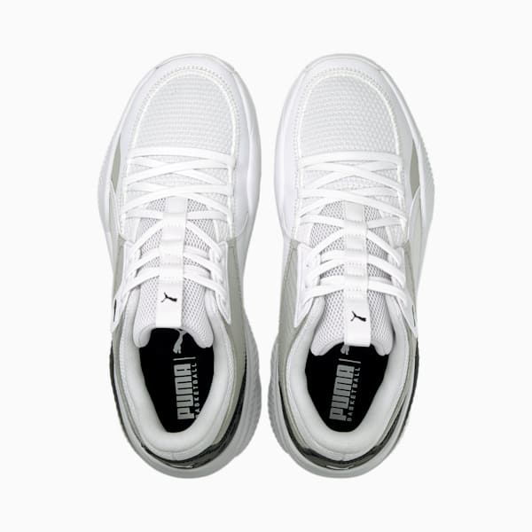 Court Rider I Basketball Shoes, Puma White-Puma Black, extralarge
