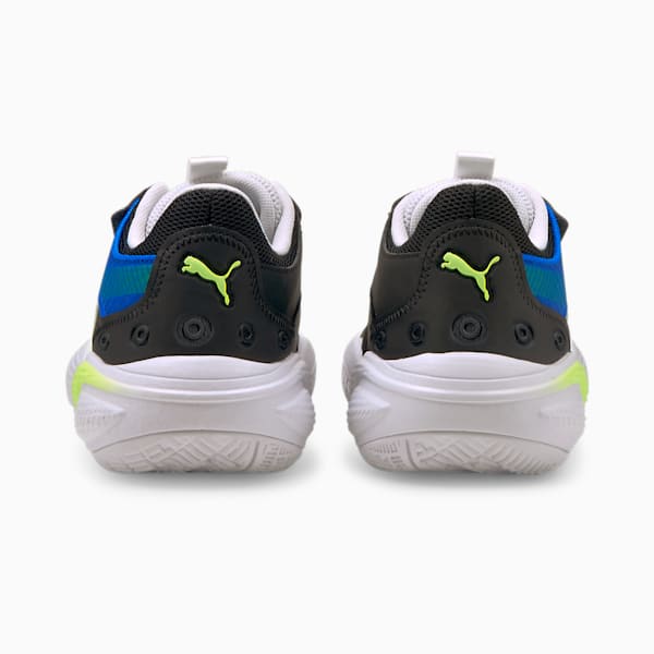Court Rider I Basketball Sneakers JR, Future Blue-Green Glare
