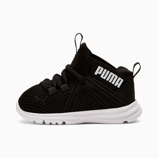 Enzo Toddler Shoes, Puma Black-Puma White-Sun Kissed Coral, extralarge