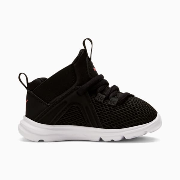 Enzo Toddler Shoes, Puma Black-Puma White-Sun Kissed Coral, extralarge