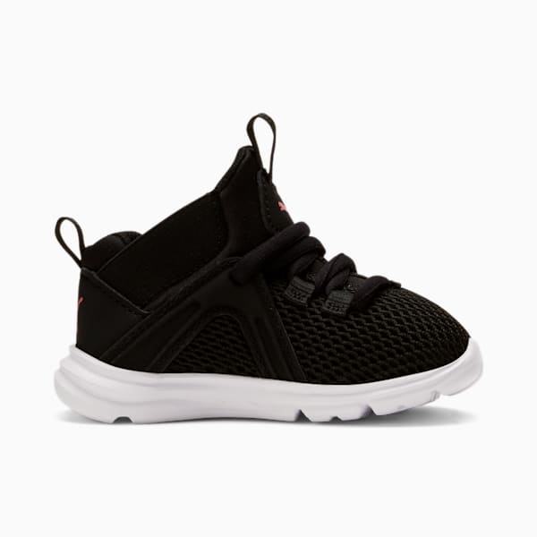 Souliers Enzo, tout-petit, Puma Black-Puma White-Sun Kissed Coral, extralarge