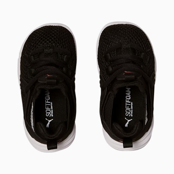 Enzo Toddler Shoes, Puma Black-Puma White-Sun Kissed Coral, extralarge