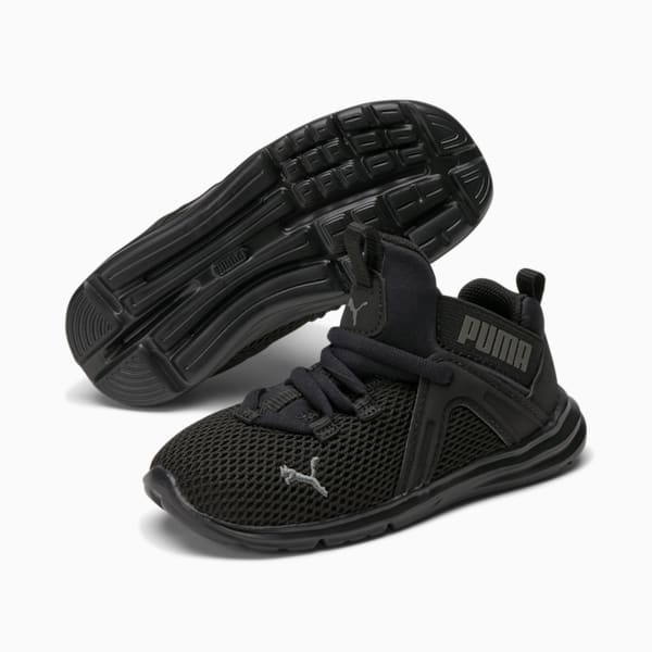 Tenis para infantes Enzo, Puma Black-CASTLEROCK, extralarge