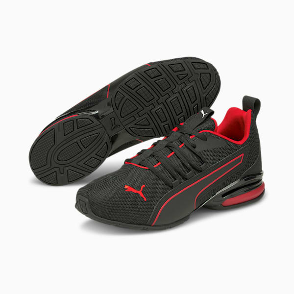 Axelion NXT Men's Running Shoes, Puma Black-Urban Red