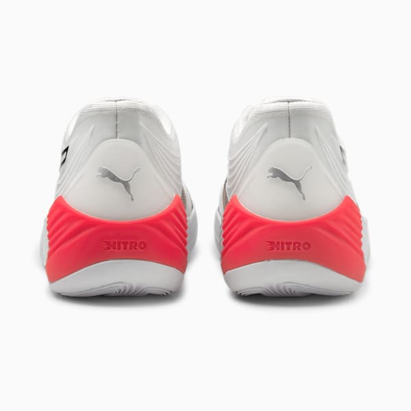 Fusion Nitro Spectra Basketball Shoes, Puma White-Sunblaze, extralarge-GBR