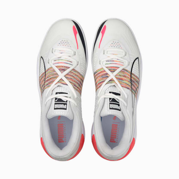 Fusion Nitro Spectra Basketball Shoes, Puma White-Sunblaze, extralarge-GBR
