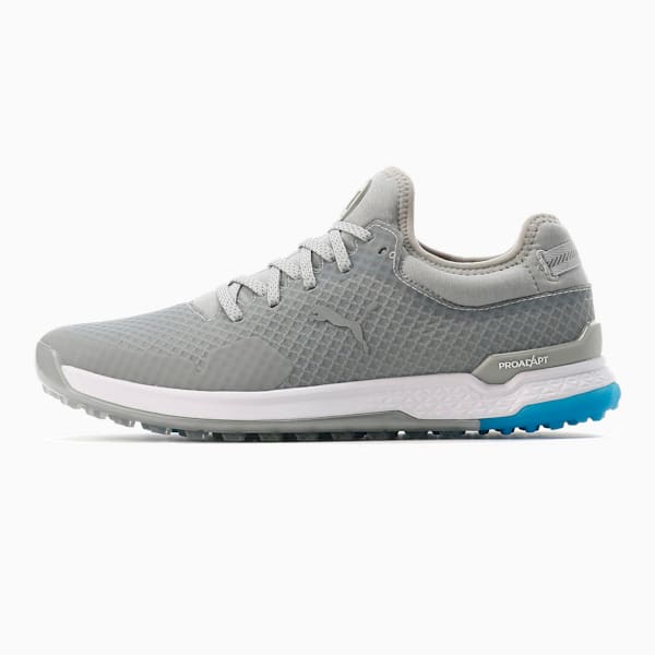 ゴルフ プロアダプト アルファキャット  スパイクレス シューズ, High Rise-Puma Silver-Ibiza Blue