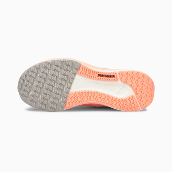 Velocity Nitro Women's Running Shoes, Elektro Peach-Puma Silver, extralarge-IND