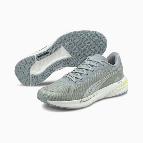 Velocity NITRO Women's Running Shoes, Quarry-Puma White, extralarge