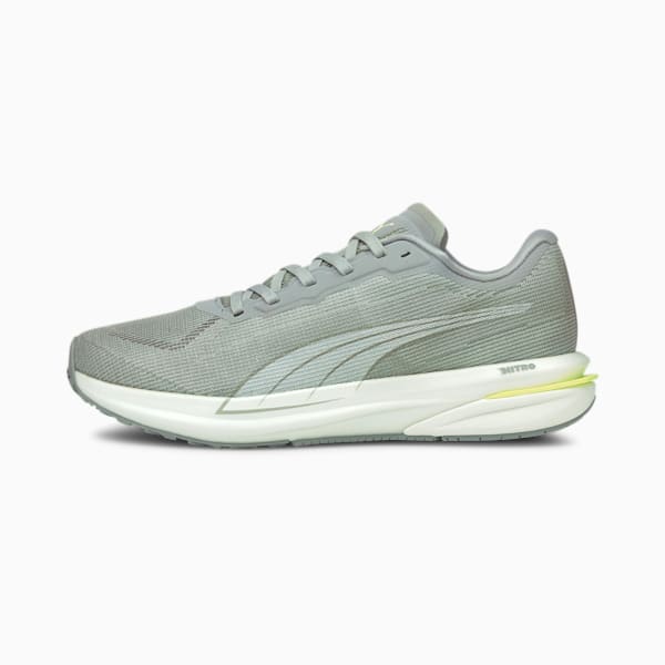 Velocity NITRO Women's Running Shoes, Quarry-Puma White, extralarge