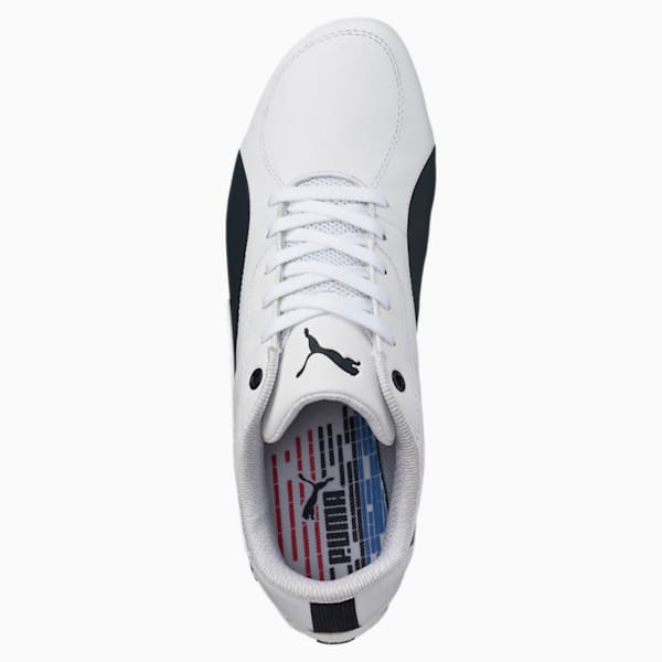 BMW M Drift Cat 5 Men's Shoes, Puma White-Team Blue, extralarge