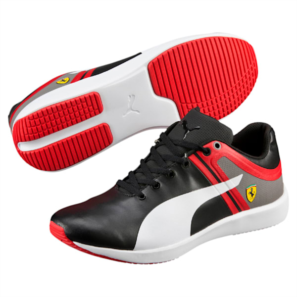 F116 Skin Scuderia Ferrari Men's Shoes, Puma Black-Puma White-Puma White, extralarge-IND