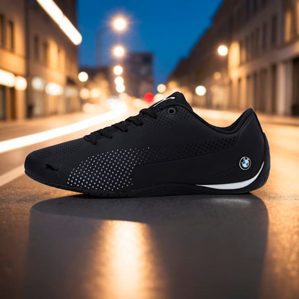 BMW Motorsport Drift Cat 5 Ultra Shoes, Puma Black-Puma White, extralarge-IND