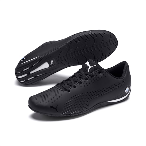 BMW Motorsport Drift Cat 5 Ultra Shoes, Puma Black-Puma White, extralarge-IND