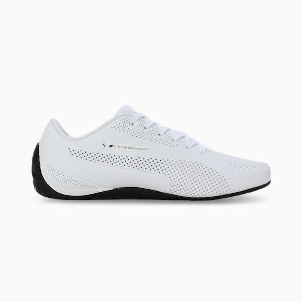 BMW Motorsport Drift Cat 5 Ultra Shoes, Puma White-Puma Black, extralarge-IND