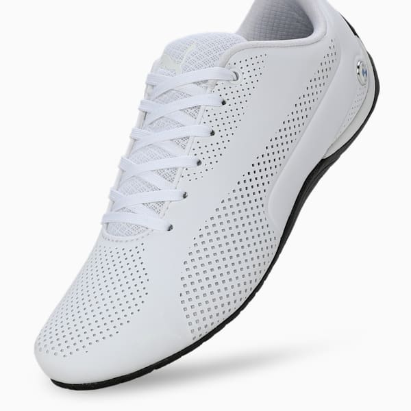 BMW Motorsport Drift Cat 5 Ultra Shoes, Puma White-Puma Black, extralarge-IND