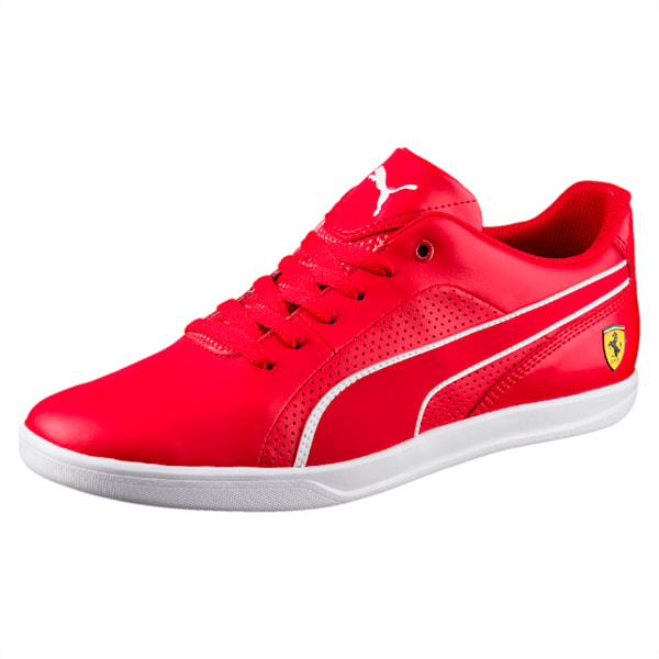 Ferrari Selezione Men’s Shoes, Rosso Corsa-Puma White-Puma White, extralarge-IND