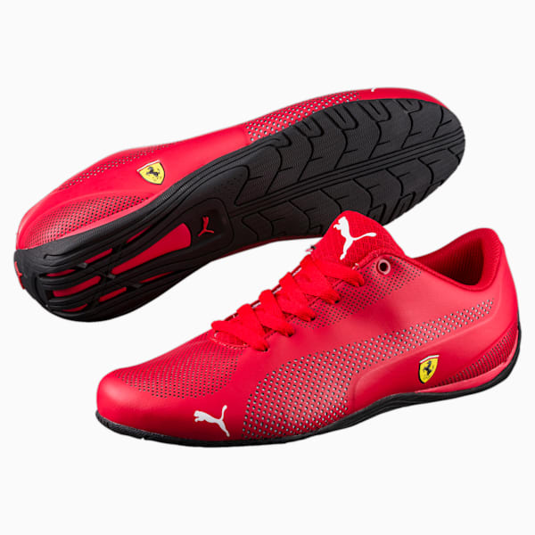 Scuderia Ferrari Drift Cat 5 Ultra Unisex Shoes, Rosso Corsa-Puma White-Puma Black, extralarge