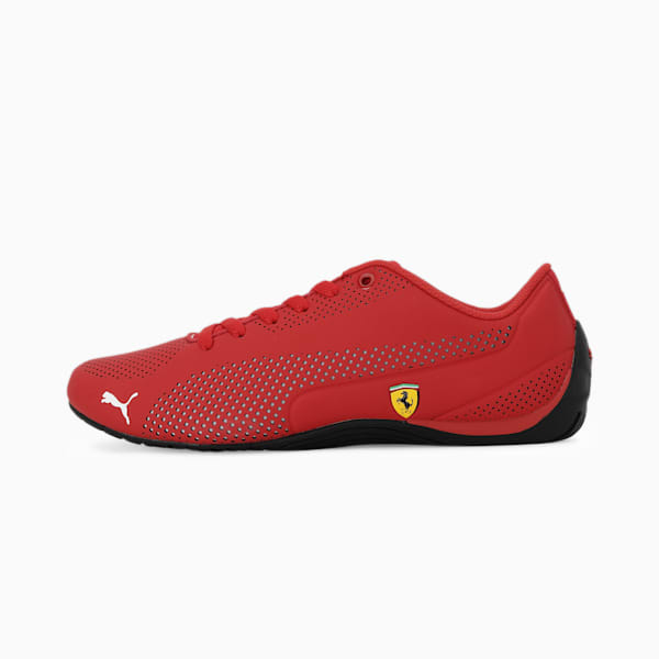 Scuderia Ferrari Drift Cat 5 Ultra Shoes, Rosso Corsa-Puma White-Puma Black, extralarge-IND