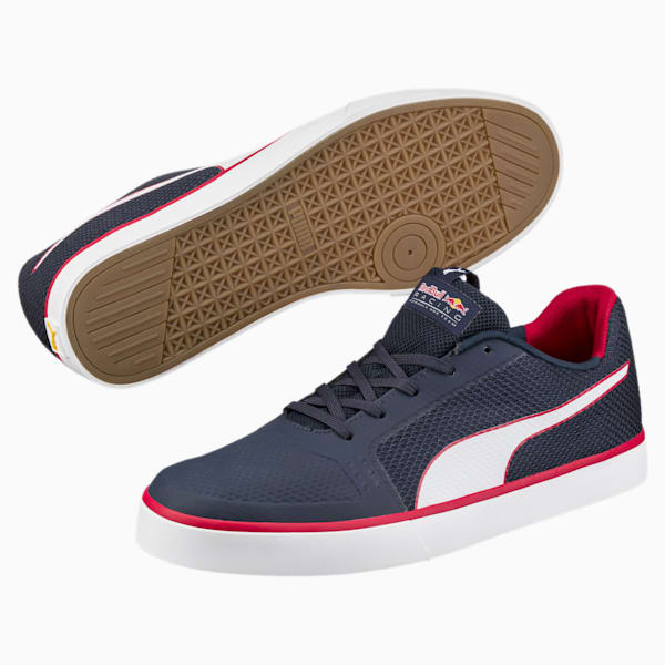 Redbull Racing Wings vulc Unisex Shoes, Ttl Eclps-Pm Wht-Chns Rd, extralarge