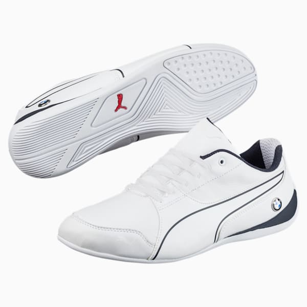 BMW Motorsport Drift Cat 7 Sneakers, Puma White-Team Blue-Puma White, extralarge