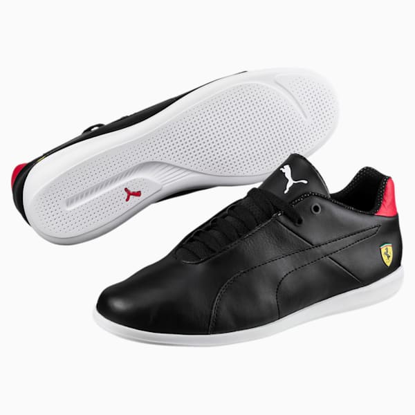 SF Future Cat Casual Unisex Shoes, Puma Black-Puma Black-Rosso Corsa, extralarge-IND