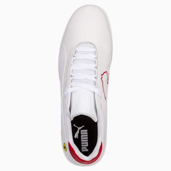 SF Future Cat Casual Unisex Shoes, Puma White-Wht-Rosso Corsa, extralarge-IND