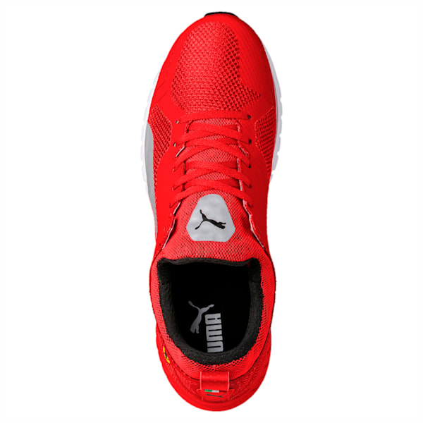 SF Pitlane Dual Ignite Unisex Shoes, Rosso Corsa-Silver-White, extralarge-IND