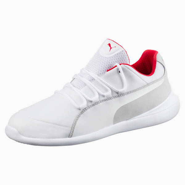 Ferrari Evo Cat Men's Trainers, Puma White-Puma White-Puma White, extralarge