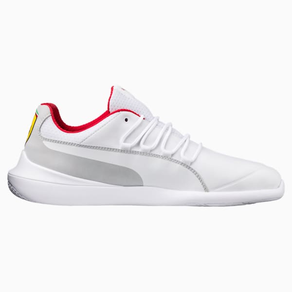 Ferrari Evo Cat Men's Trainers, Puma White-Puma White, extralarge