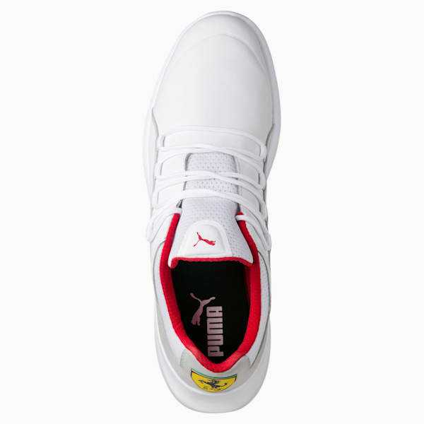 Ferrari Evo Cat Men's Trainers, Puma White-Puma White, extralarge