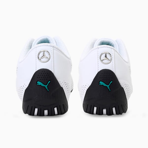 Mercedes Drift Cat Ultra Shoes, Puma White-Spectra Green-Puma Black, extralarge-IND