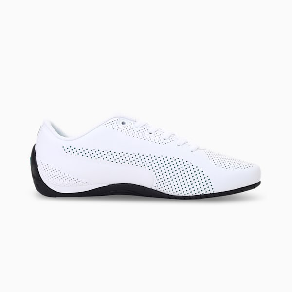Mercedes Drift Cat Ultra Shoes, Puma White-Spectra Green-Puma Black, extralarge-IND