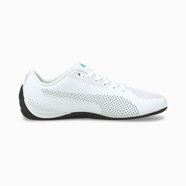 MERCEDES AMG PETRONAS Drift Cat Ultra Training Shoes, Puma White-Spectra Green-Puma Black, extralarge