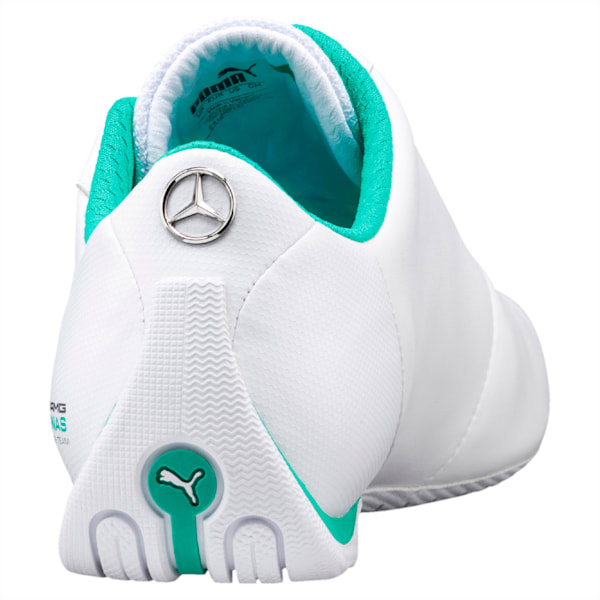 Mercedes Future Cat Unisex Shoes, Puma White-Spectra Green, extralarge-IND