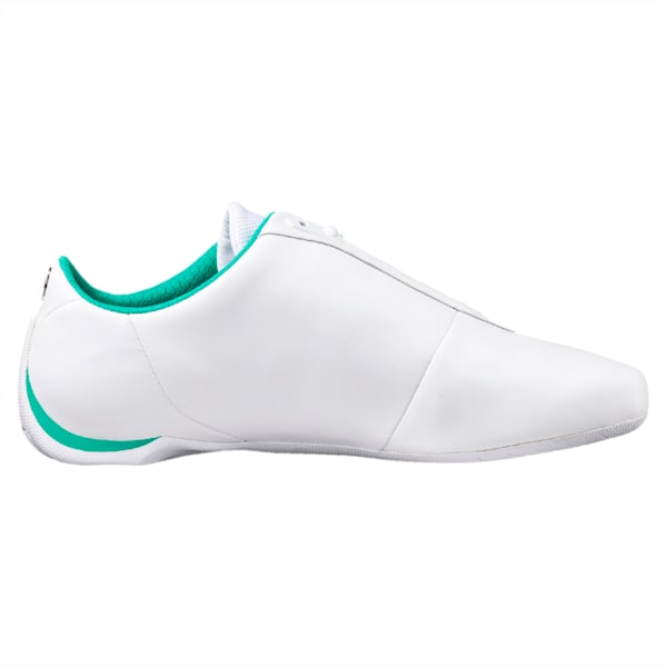 Mercedes Future Cat Unisex Shoes, Puma White-Spectra Green, extralarge-IND