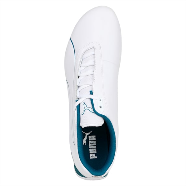 Mercedes Future Cat Unisex Shoes, Puma White-Blue Coral, extralarge-IND