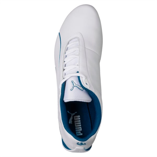 Mercedes Future Cat Unisex Shoes, Puma White-Blue Coral, extralarge-IND
