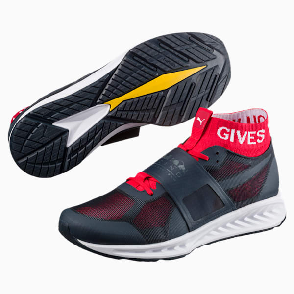 Red Bull Racing Mechs IGNITE v3 Sneakers, Total Eclipse-Chinese Red-Puma White, extralarge