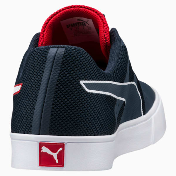 Red Bull Racing Wings Vulc Shoes, Total Eclipse-Puma White-Chinese Red, extralarge